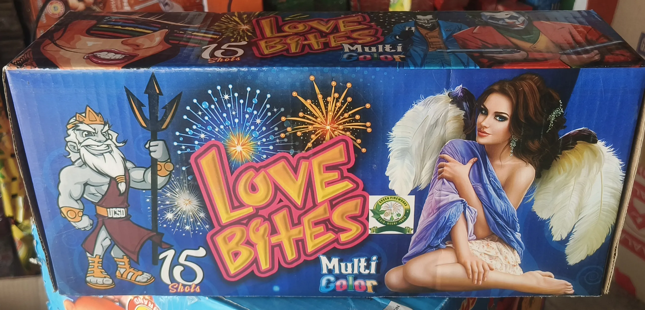 15 COLOUR SMOKE SKY SHOT